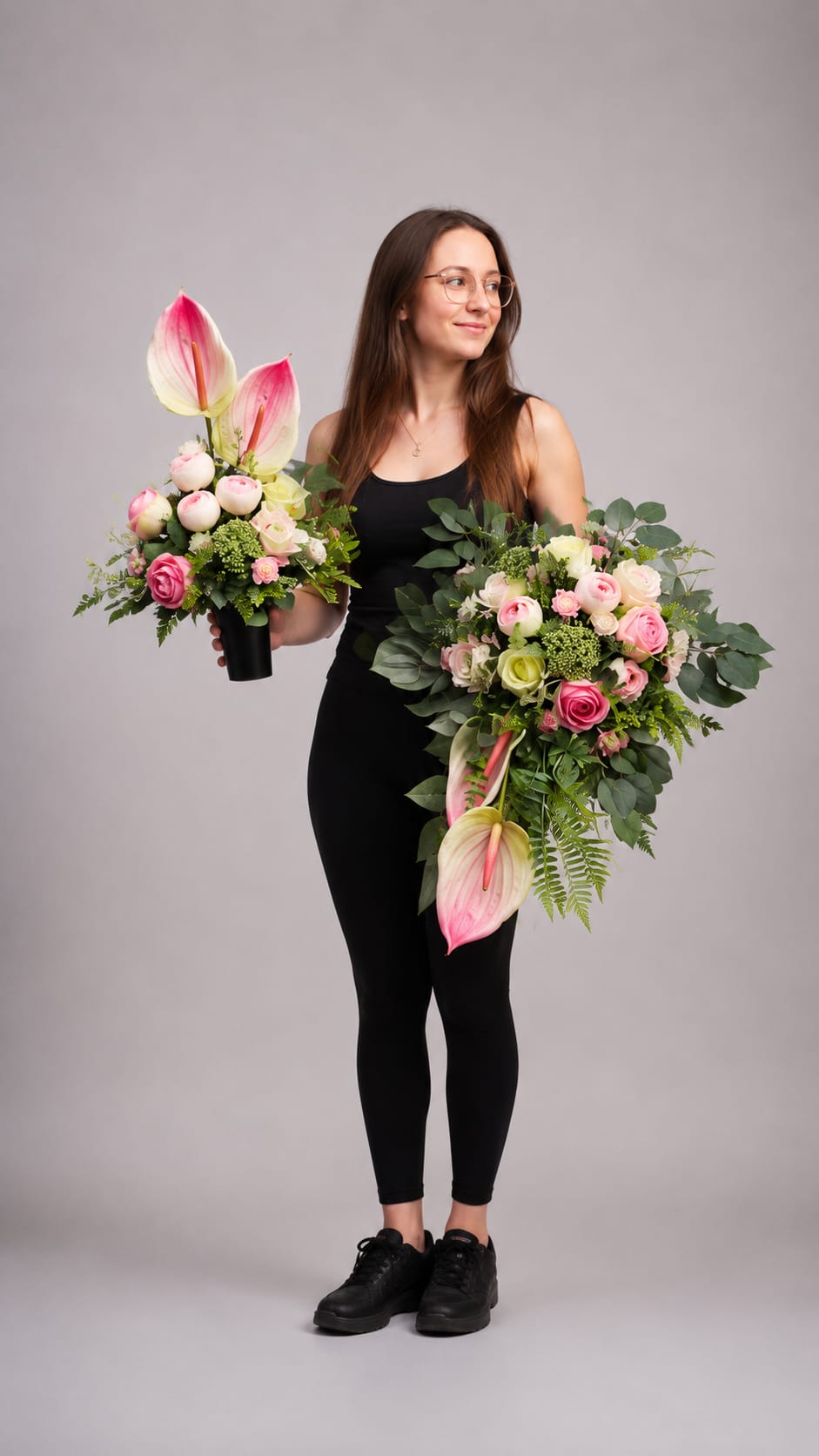 komplet anturium XXL z peonia